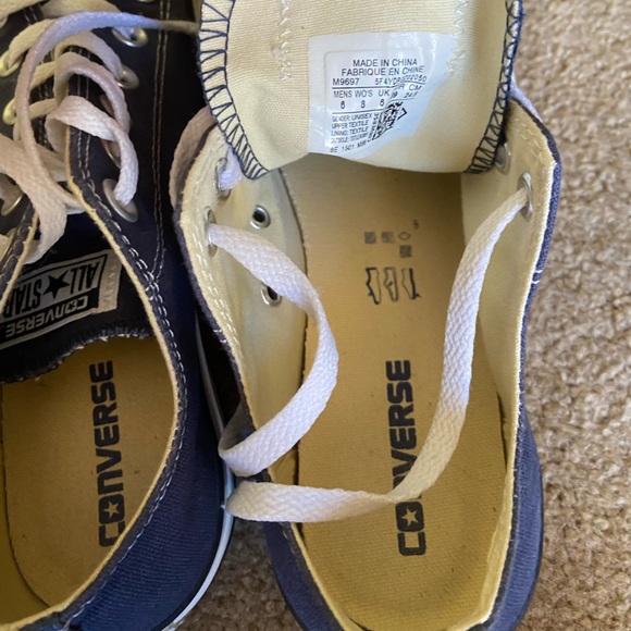 Navy Blue Converse - Picture 7 of 8